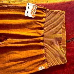 NET Free People flares in toasted coconut